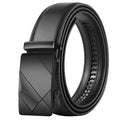 Ceinture en cuir pour homme avec boucle automatique de style coréen