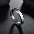 Stainless Steel Ring for Women Men Fashion Gold Color Finger Rings Wedding Band Jewelry Gift