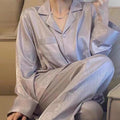 Women's Pajamas Summer Thin Long Sleeves Suit