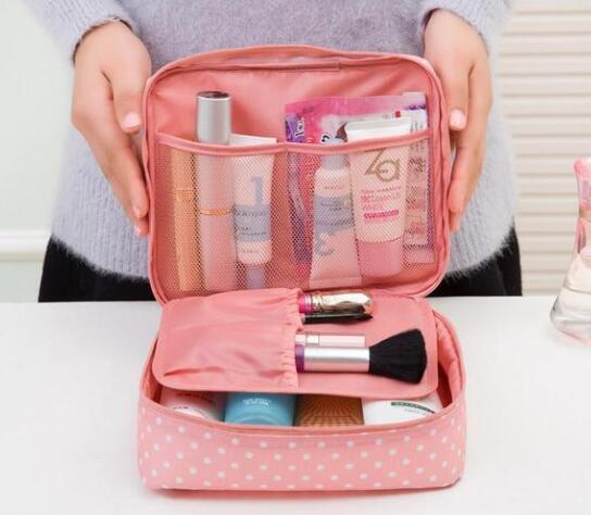 Lady Grace Premium Portable Voyage Maquillage Cosmétique Sacs Organisateur Multifonction Étui pour Femmes 