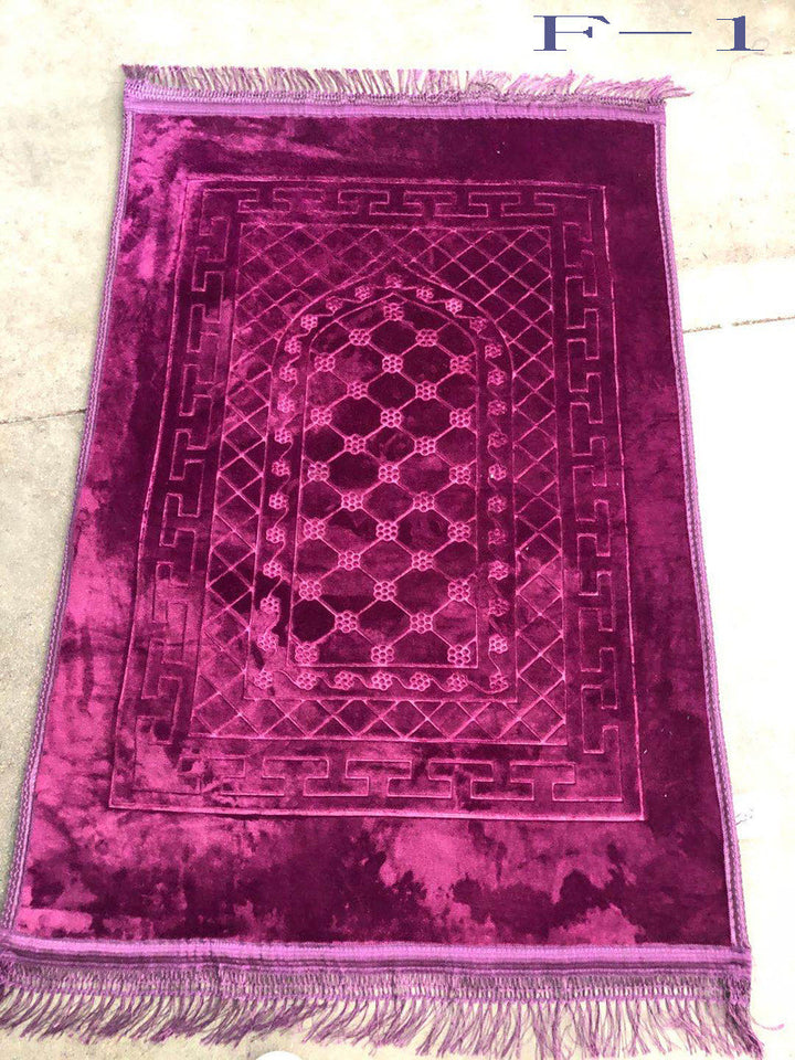 Couverture de prière en flanelle Tapis musulman