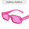 Lunettes de soleil rétro à petite monture pour femmes, couleur bonbon, colorées, tendance