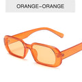 Lunettes de soleil rétro à petite monture pour femmes, couleur bonbon, colorées, tendance