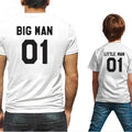 Family Matching Clothes Fashion Big Little Man Tshirt Daddy And Me Outfits Father Son Dad Baby Boy Kids Summer Clothing Brothers