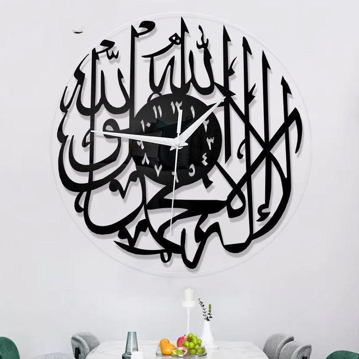 Miroir acrylique Décoration Horloge murale Ramadan Sticker