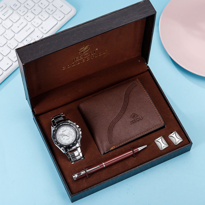 Coffret cadeau montre à quartz