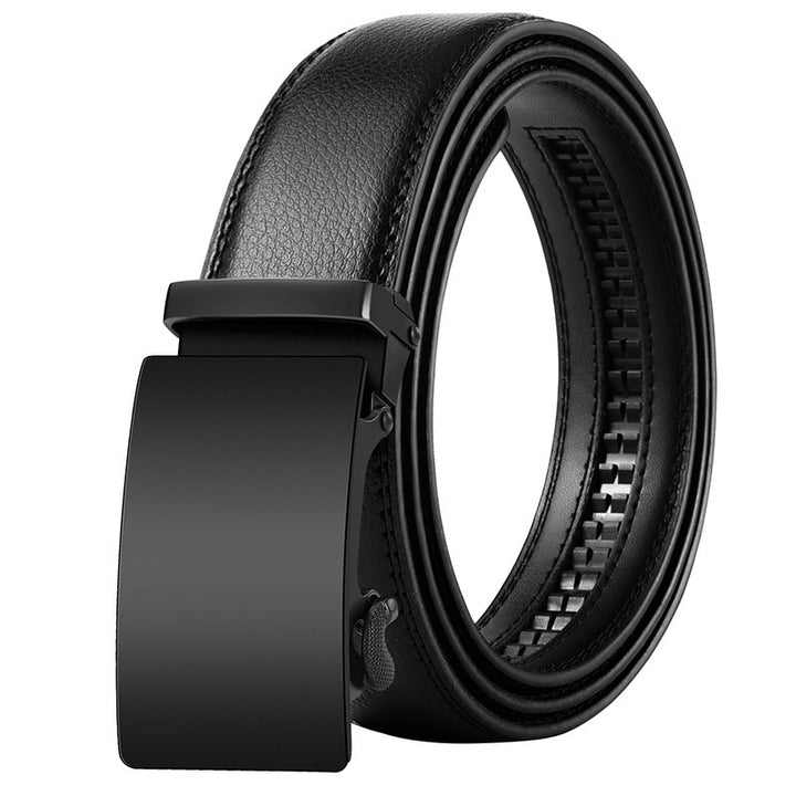 Ceinture en cuir pour homme avec boucle automatique de style coréen