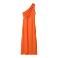 Summer New One-shoulder Knitted Dress