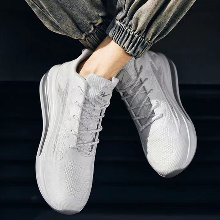 Chaussures à coussin d'air en maille pour hommes, baskets de sport augmentant la hauteur, chaussures décontractées à la mode