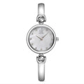 Montre à quartz en acier de marque de luxe SK Top strass pour femmes, montre-bracelet tendance pour dames, cadeau argent or Motre Femme