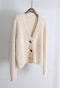 Haut cardigan en tricot paresseux pour femme