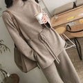 Knitted Sweater Suit Fashionable Knitted Lace-up