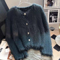 Knitted Cardigan Sweater Coat For Women Autumn And Winter Thickened