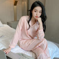 Women's Pajamas Summer Thin Long Sleeves Suit