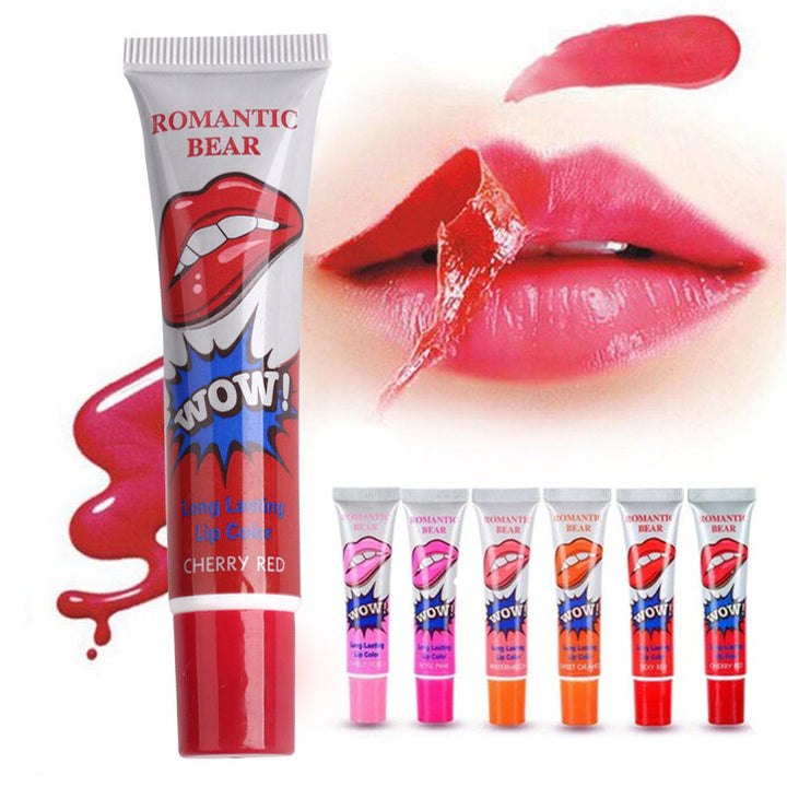 Incroyable rouge à lèvres liquide pelable 6 couleurs, brillant à lèvres imperméable et longue durée, masque hydratant, maquillage, anti-peluches, cosmétique