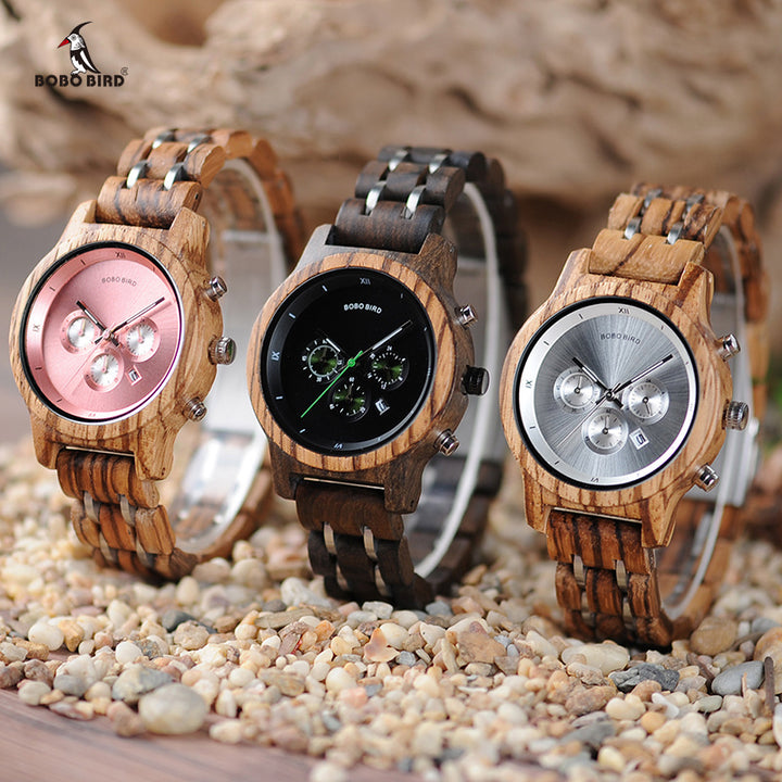 Montre en bois pour homme