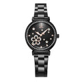 New Women's Steel Belt Diamond Quartz Watch