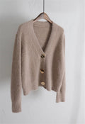 Haut cardigan en tricot paresseux pour femme