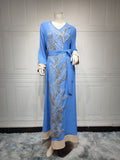 Muslim abayas Sequin Embroider Fashion