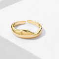 Bague ajustable à ouverture simple pour femme