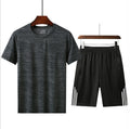 Combinaison de fitness d'été pour hommes, t-shirt de sport, short, combinaison de course pour homme