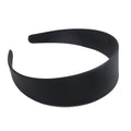 Black Simple Wide Headband Girl Women