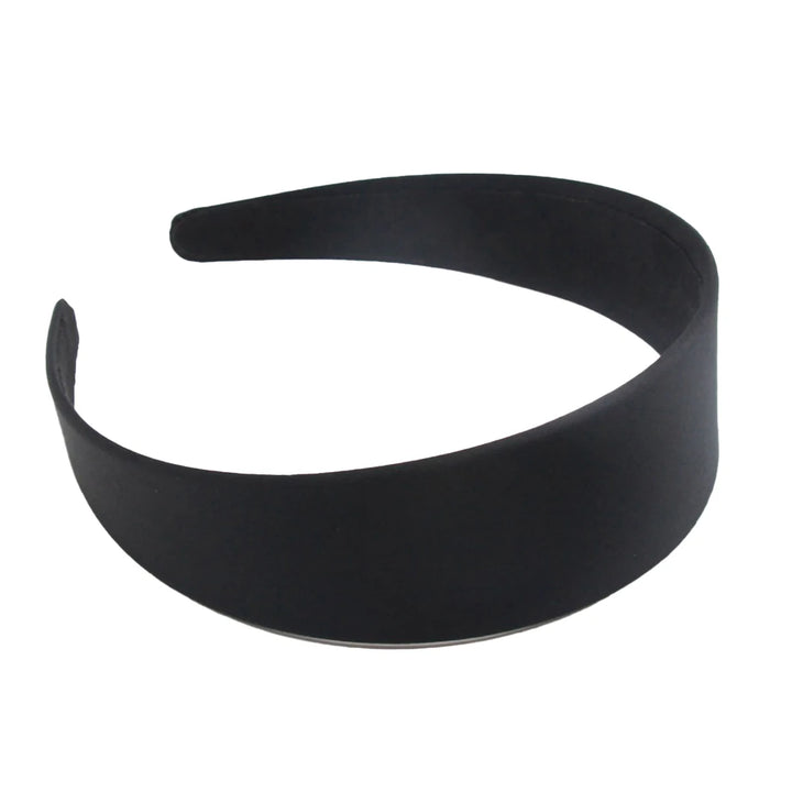 Black Simple Wide Headband Girl Women