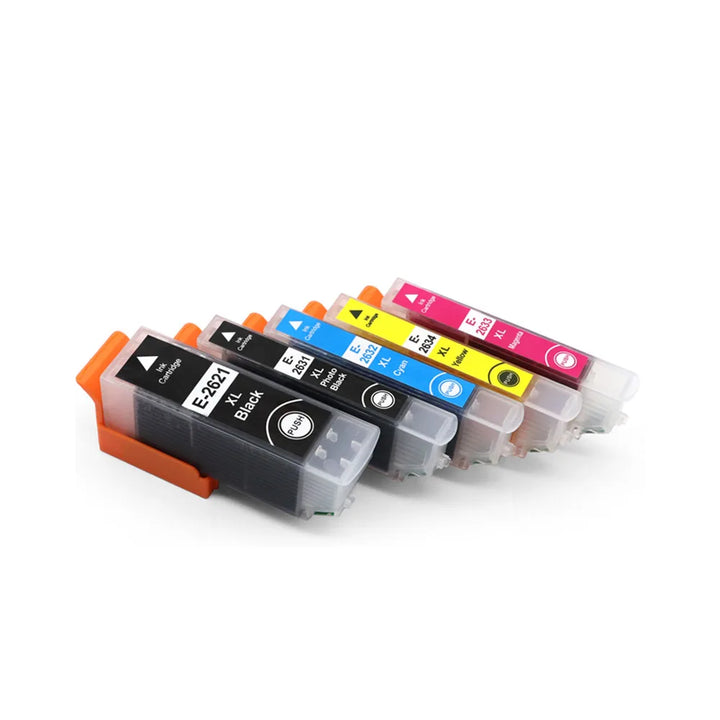 HTL Compatible for T2621 T2631 - T2634 Ink Cartridge for EPSON XP 520 600 605 610 615 620 625 700 710 720 800 810 820