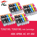 HTL Compatible for T2621 T2631 - T2634 Ink Cartridge for EPSON XP 520 600 605 610 615 620 625 700 710 720 800 810 820