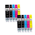 10PK PGI580 CLI581 Ink Cartridge For Canon PIXMA TS8150 TS8151 TS8152 TS8250 TS8251 TS8252 TS8350 TS9150 TS9155 printer