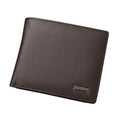 Genuine Leather Men Wallets Short Design ID Card Holder Waterproof Black Male Wallet Casual Top Quality Men Purse