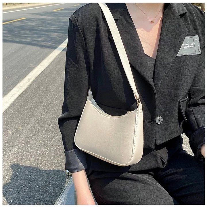 Sac à bandoulière en cuir PU pour femme, sac à main décontracté