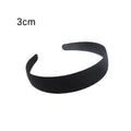 Black Simple Wide Headband Girl Women