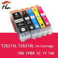 HTL Compatible for T2621 T2631 - T2634 Ink Cartridge for EPSON XP 520 600 605 610 615 620 625 700 710 720 800 810 820