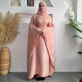 Solid Color Breathable Batwing Sleeve Robe