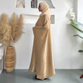 Solid Color Breathable Batwing Sleeve Robe