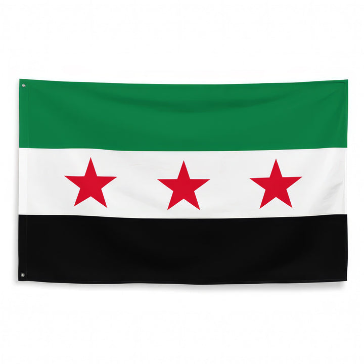 Écharpe à trois étoiles avec le drapeau syrien