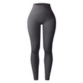 Pantalon de yoga en fil tricoté sans couture pour femme, legging de sport taille haute, levage des hanches, entraînement de course, amincissant et à la mode