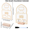 Ramadan Countdown Calendar Eid Mubarak Ornament Ramadan Decoration 2025 For Home Ramadan Kareem Islamic Muslim Party Decor Gifts