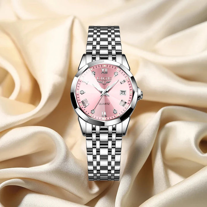 Stainless Steel Elegant Women Watch