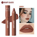 Crayon à lèvres mat Beauty Glazed Waterproof longue tenue Baume à lèvres 12 couleurs Crayon à lèvres velours Maquillage des lèvres Cosmétiques pour femmes