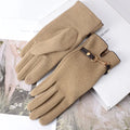 Women Gloves for Women Winter Retro Touch Screen Gloves