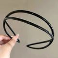 Oval Headband Elastic Hair Hoops Women Wash Face Non-slip Headbands Hair Band Girls Fashion Korean Headwear Coffee Accessories