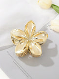 1/2 Pcs Simple Shiny Egg Flower Hair Claws For Women Hair Accessories