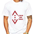 Cukur T Shirt Men Couple Combination Women Clothes Short Sleeve Collar