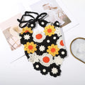 Customized Hair Scarf Retro Crochet Hair Bands Ladies Knitting Flower Headbands Fashion Headwarp Party Rave Hair Accessories