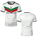 T-shirts de football palestiniens pour adultes et enfants, uniformes de football légers et de luxe imprimés numériquement, t-shirts d'été pour hommes avec drapeau palestinien