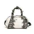 Top-handle Shell Bag With Snake Hardware Wild Shoulder Crossbody Handbags