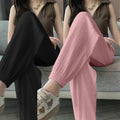 Ice Silk Casual Wide Leg Harem Pants Loose Trousers