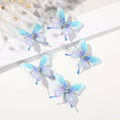 5Pcs /set  Butterfly Hair Clips Girls Bridal Beach Wedding Hairpin Hairgrips For Women Holiday Photo Styling Hair Pin Clips